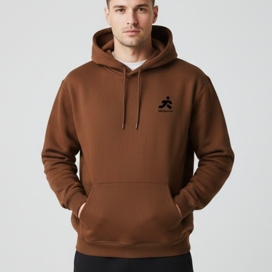 Men Hoodie brown