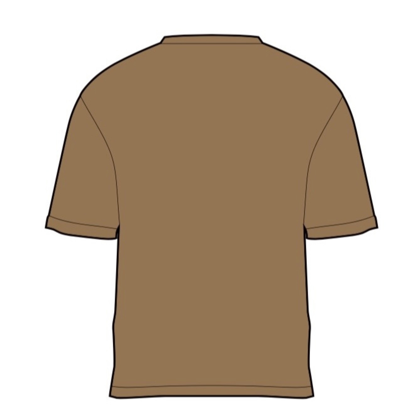 Men Oversized T-Shirt Beige